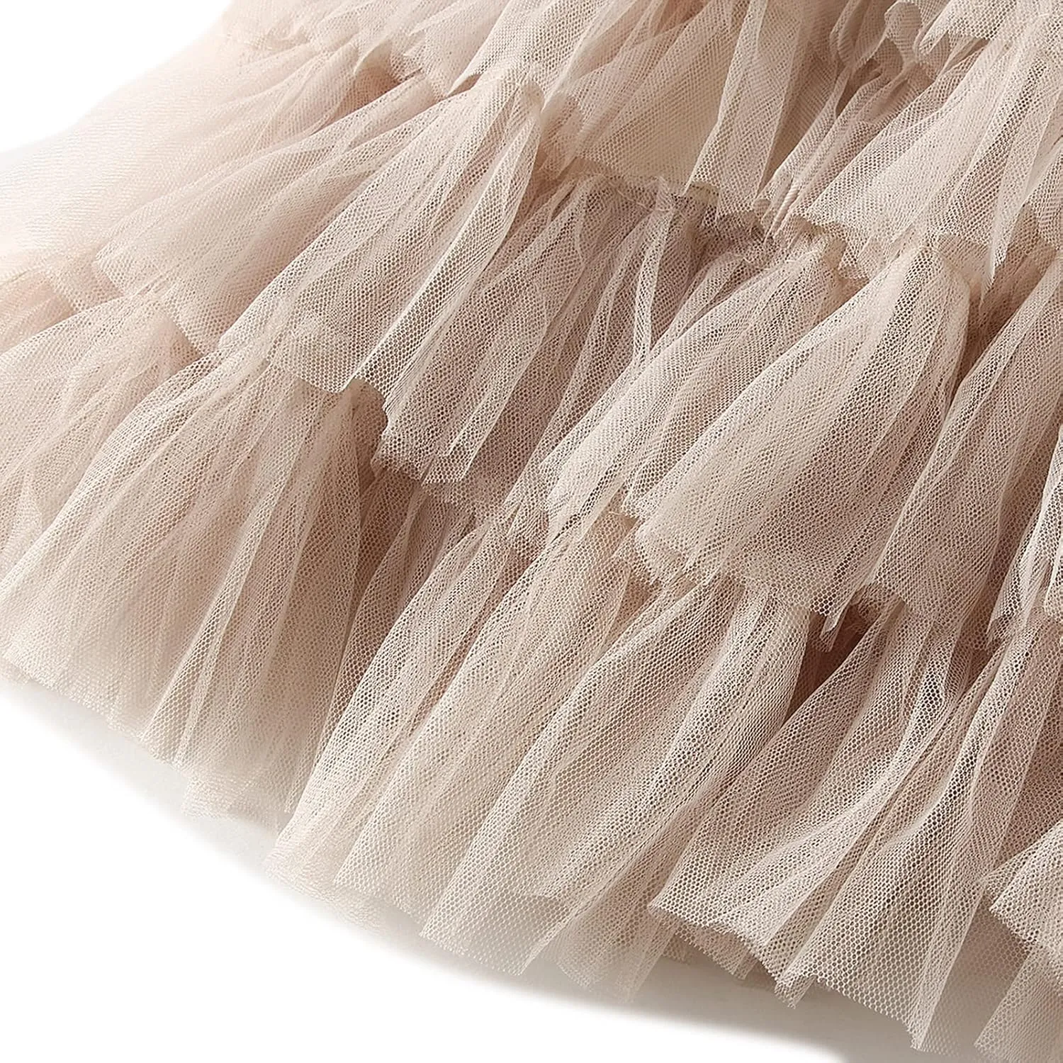 NUFIWI Womens Tiered A Line Skirt Tulle High Waist Layered Mesh Tutu Maxi Skirts Ruffles Long Party Skirt