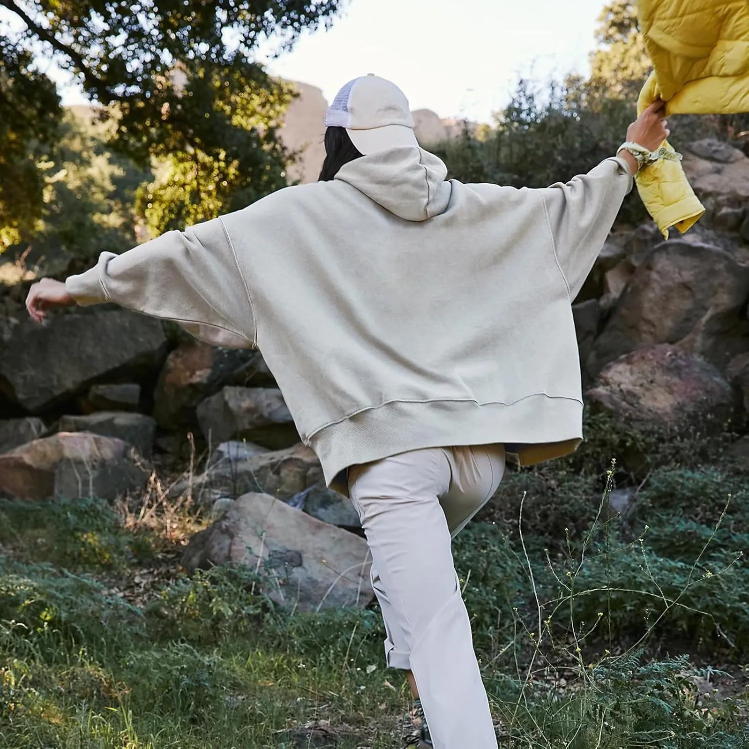 Oversized Graphic Hoodie Sweatshirt Y2k Women Long Sleeve Hooded Pullover Sweater Teen Girls Aesthetic Shirts