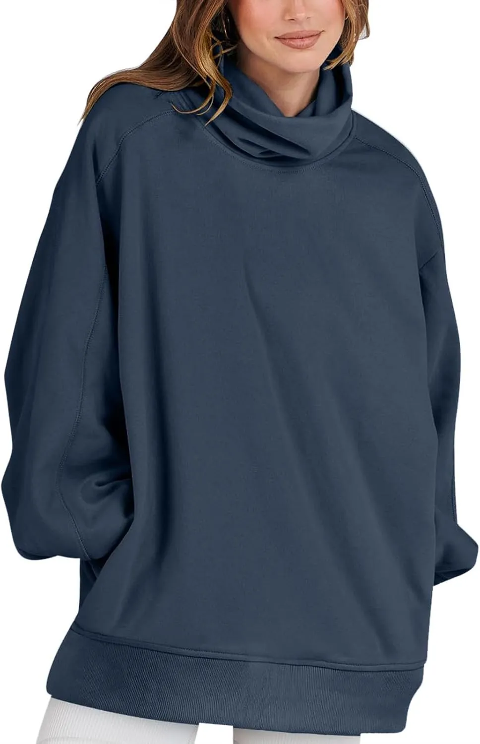 Oversized Sweatshirts for Women Long Sleeve Cowl Neck Hoodie Casual Loose Pullover Tops 2024 Fall Winter Clothes