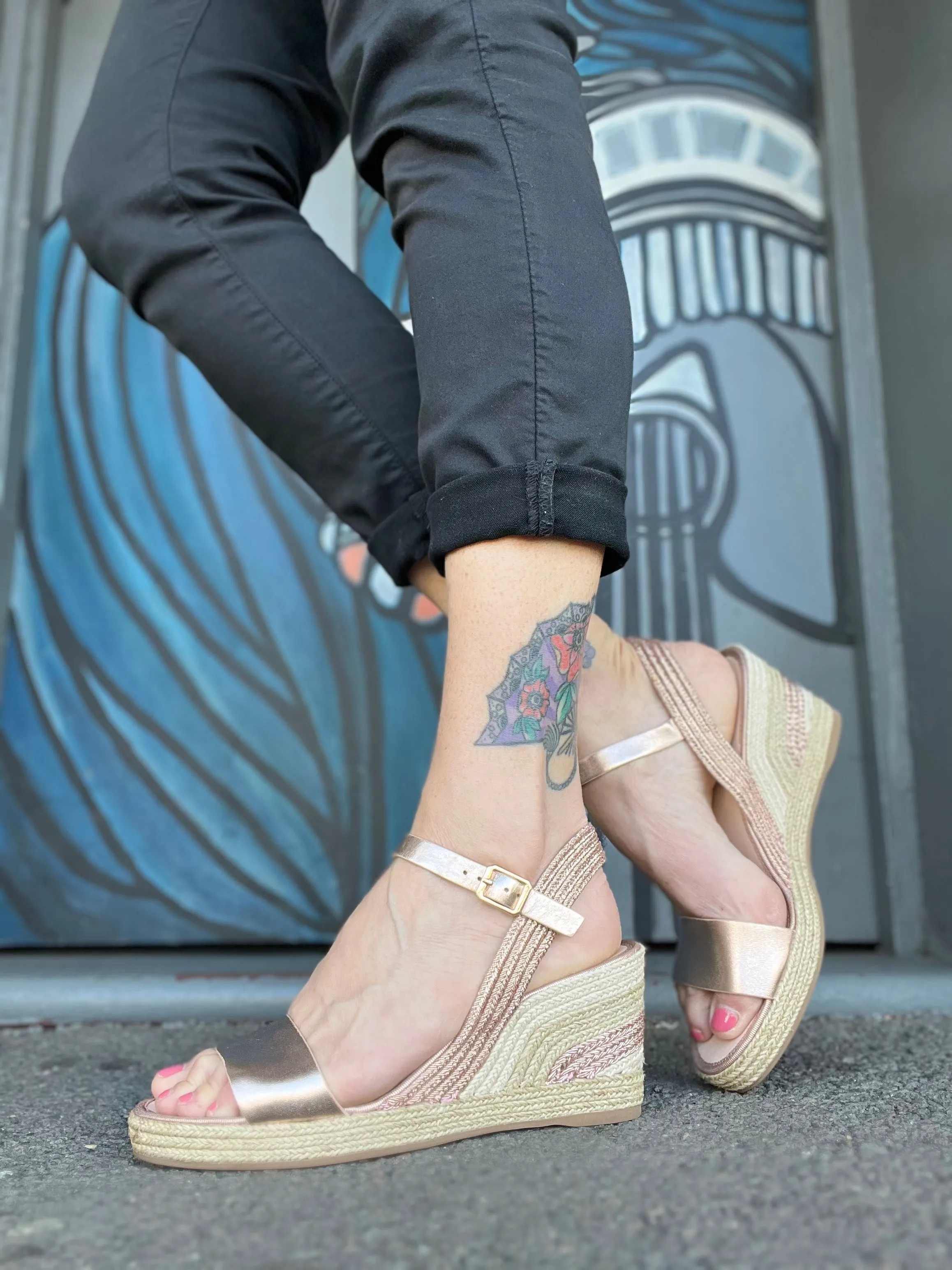 Perols Multi Wedge - Pale Rose