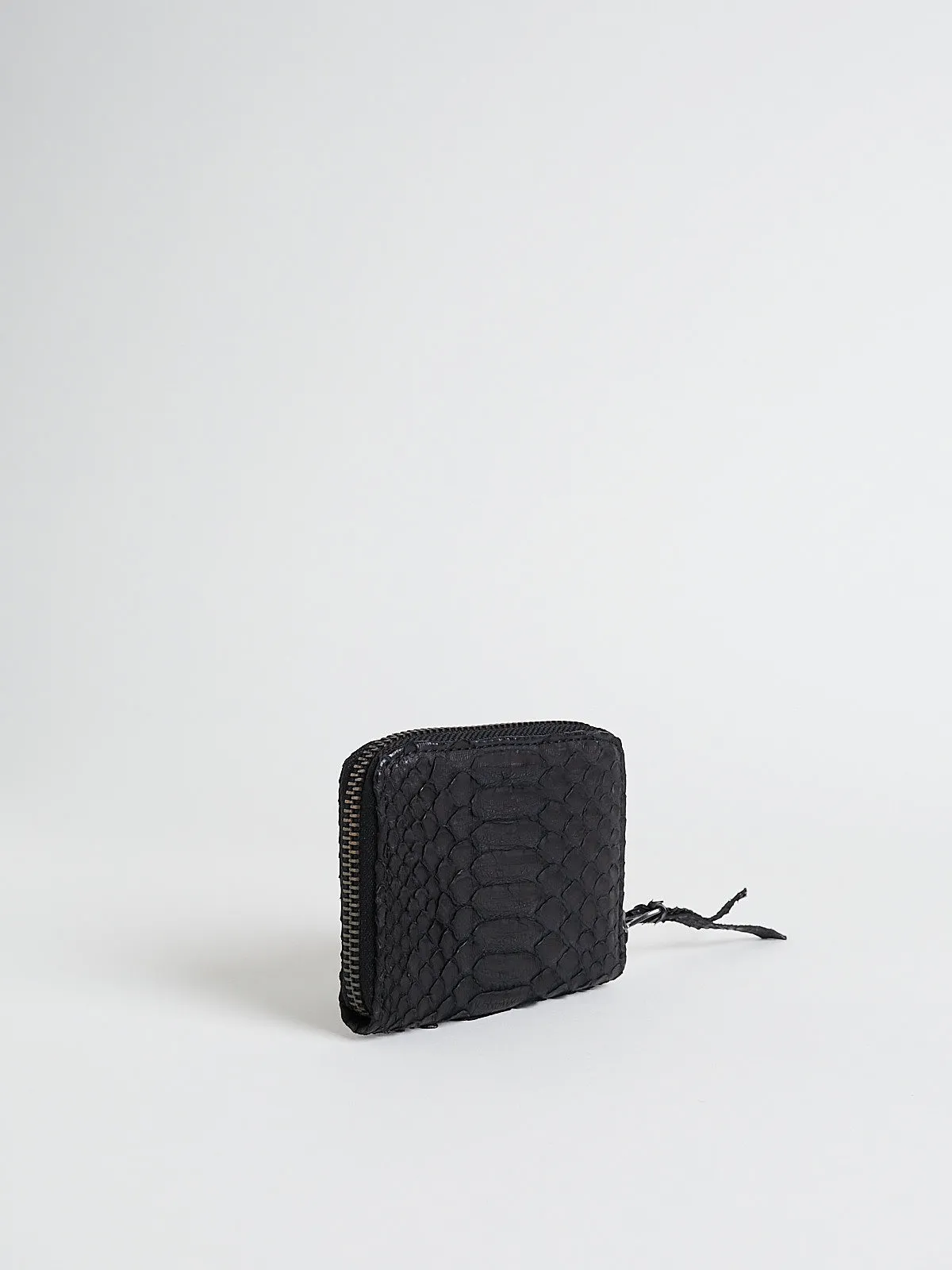 Python S Wallet in Black