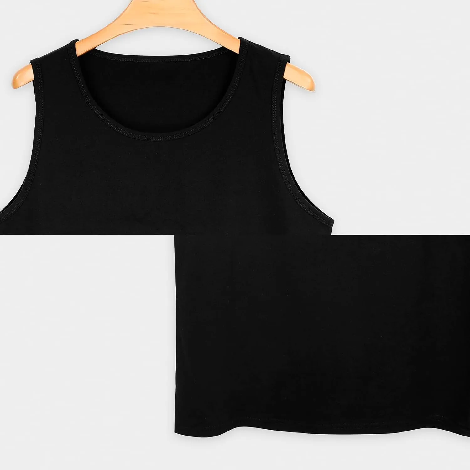 Rainbow Color Circle Mens Tank Top Cotton Undershirt Crewneck Sleeveless Shirt for Summer