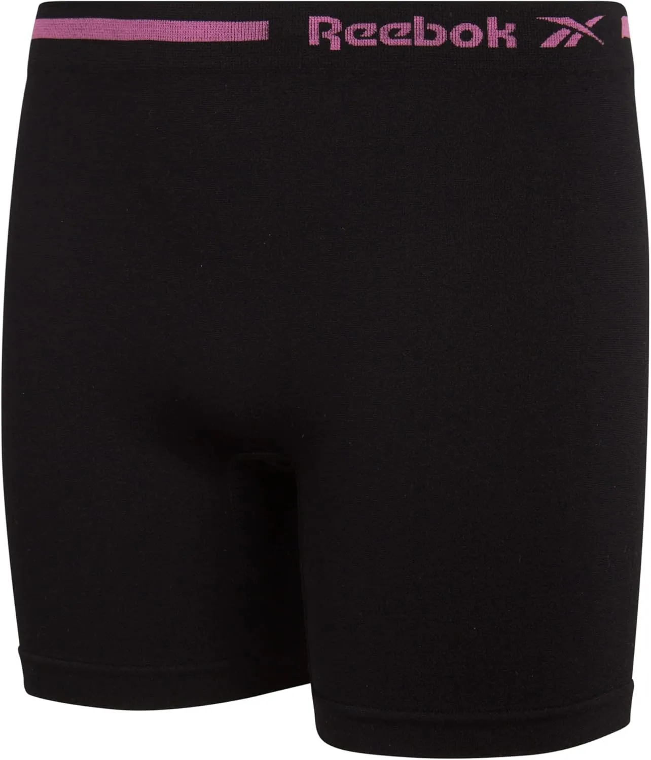 Reebok Girls' Boyshorts Underwear - 4 Pack Soft Seamless Long Leg Boy Shorts - Playground Shorts for Girls (6-16)