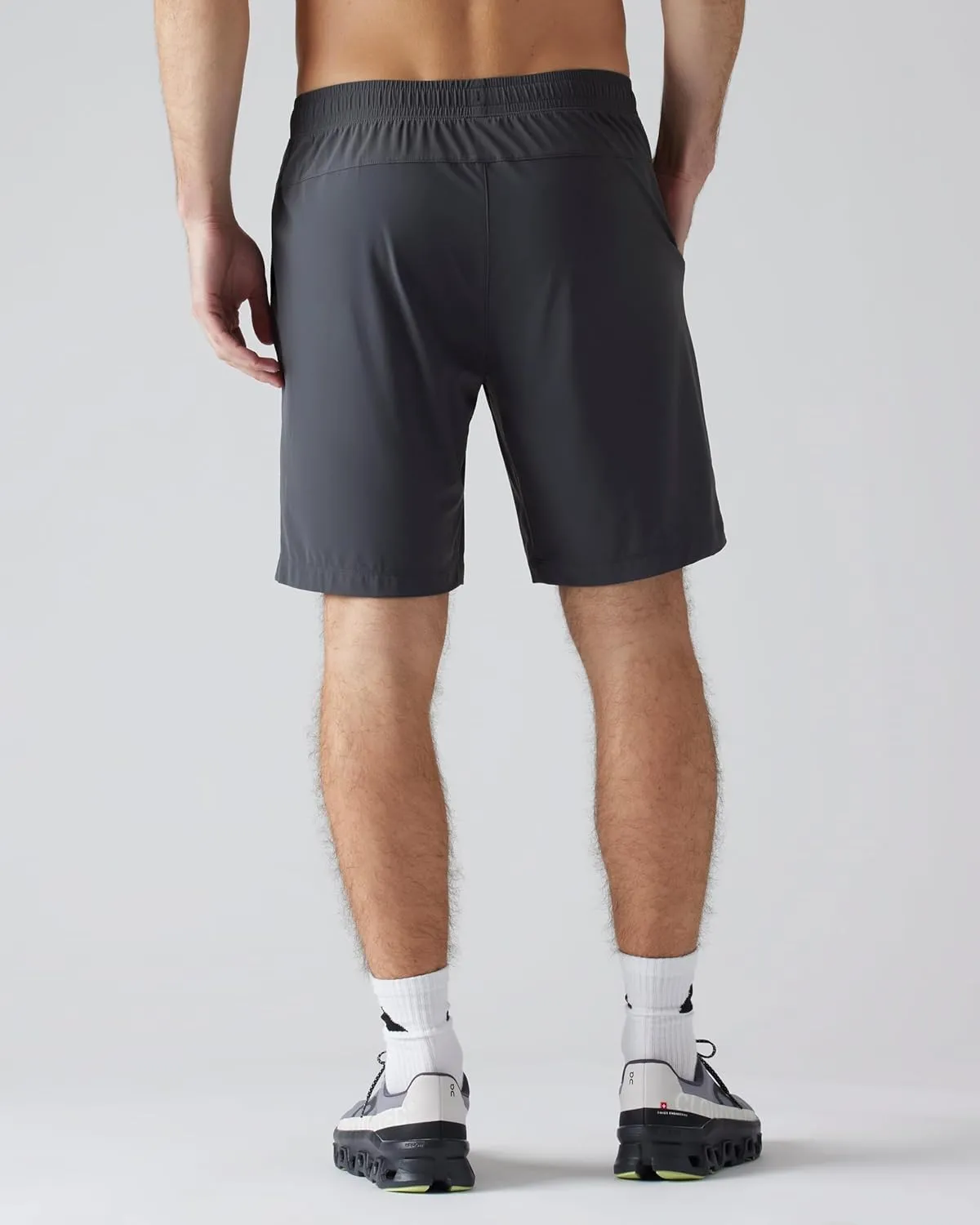 Rhone 9" Pursuit Short - Mens Lined Workout Short with Medium Compression Liner