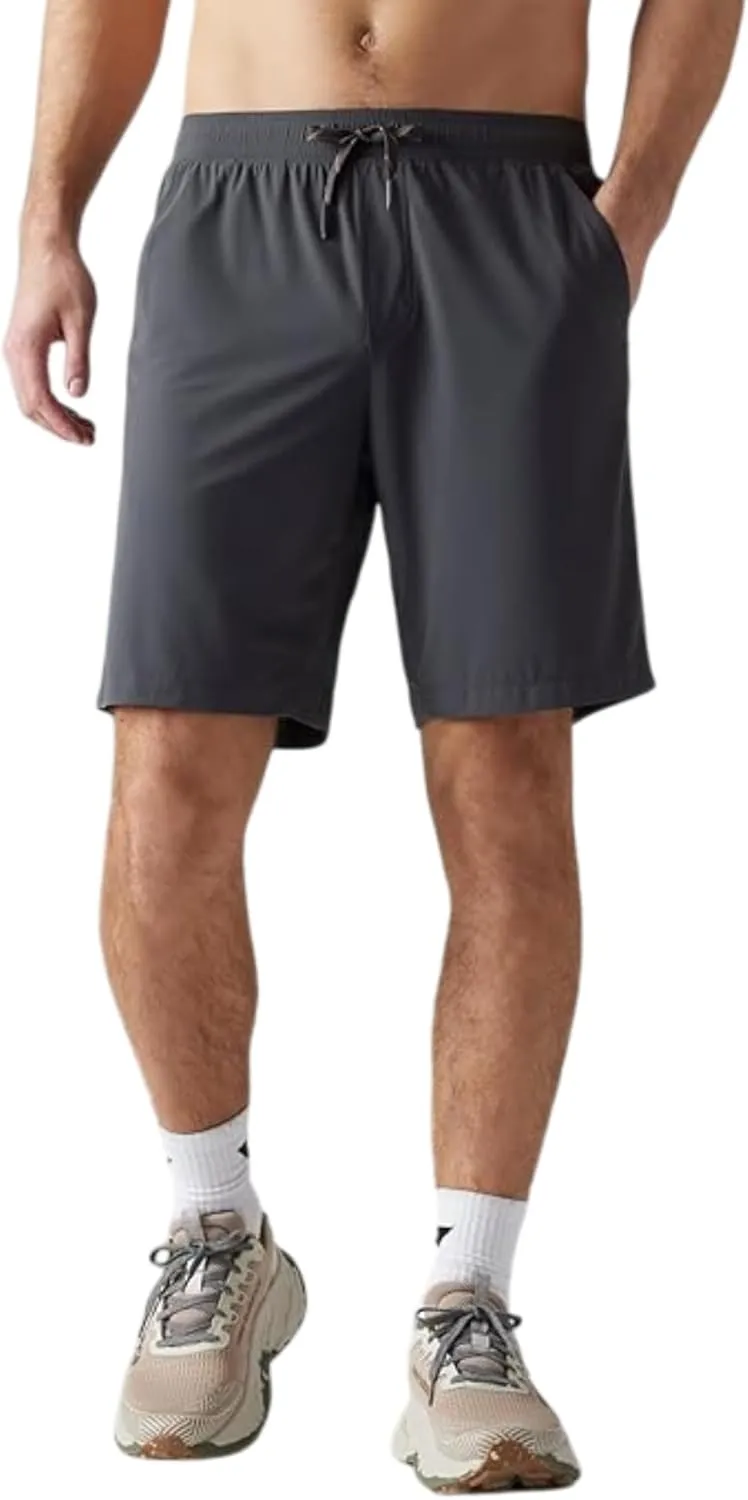 Rhone 9" Pursuit Short - Mens Lined Workout Short with Medium Compression Liner