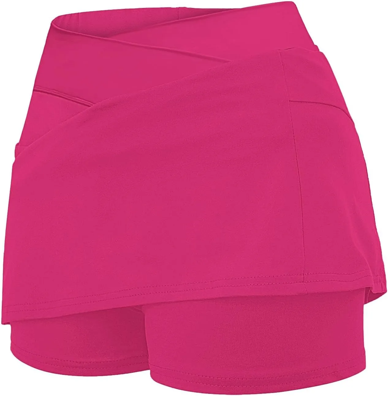 Skorts for Women with Pockets High Waist Tummy Control Womens Yoga Shorts Casual Athletic Tennis Mini Short Skirts