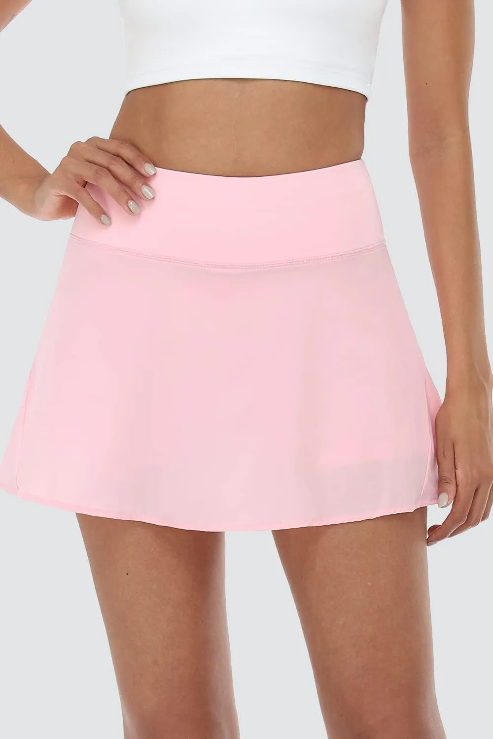 songful Pleated Tennis Skirt, Women High Waisted Athletic Golf Skort Skirt wiht Pockets for Running