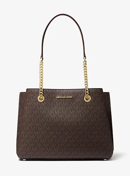 Teagan Large Logo  Shoulder Bag | 55735