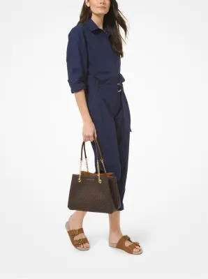 Teagan Large Logo  Shoulder Bag | 55735