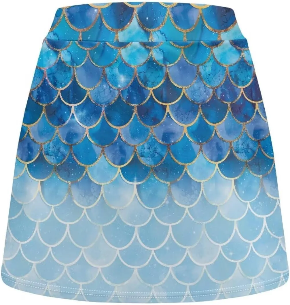 Tennis Skirt for Women High Waisted Athletic Golf Skorts with Inner Pockets Running Sports Skirts Size XS-3XL