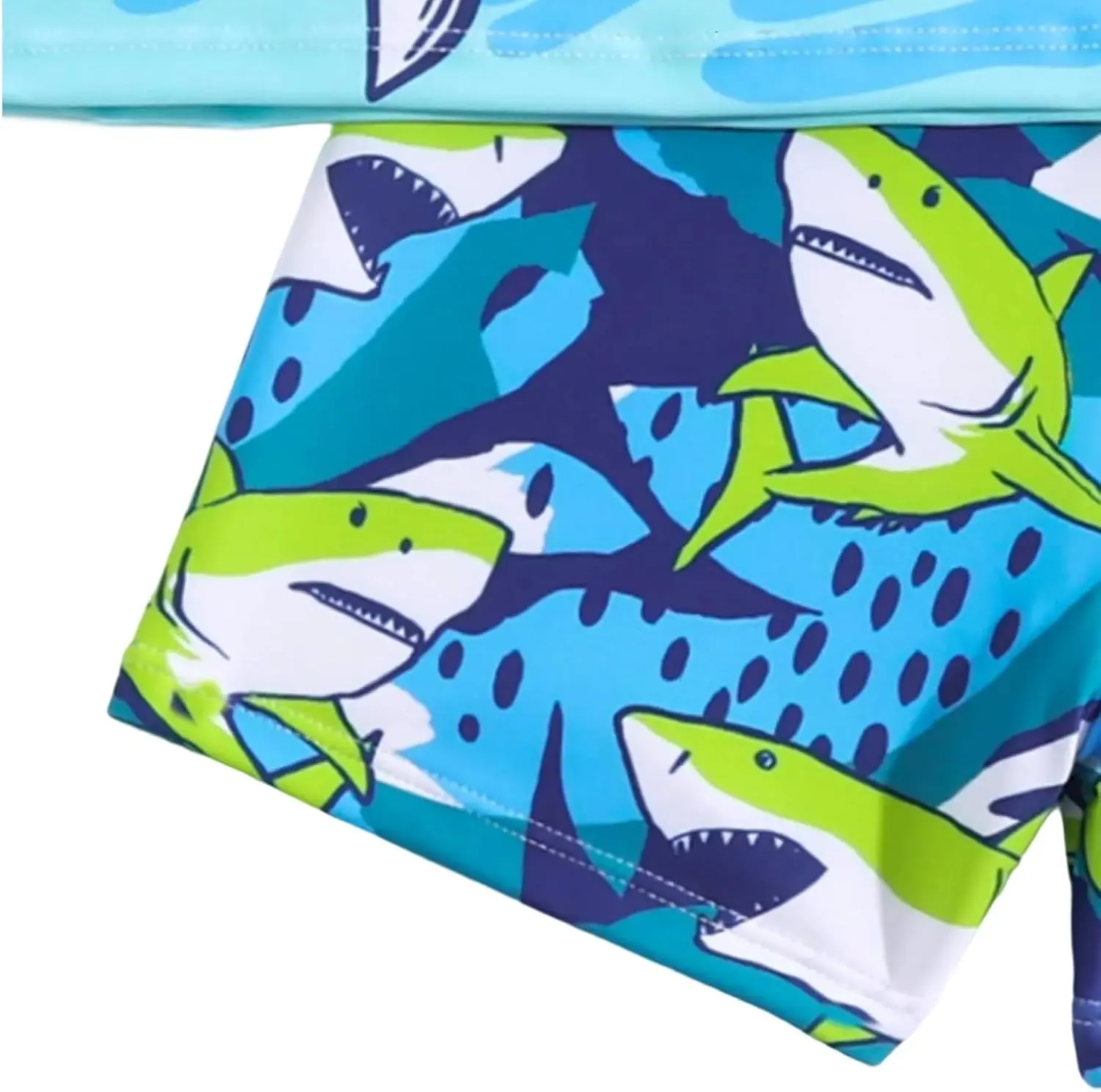 Toddler Swimsuit Boy 2-Piece Dinosaur Bathing Suit with Rash Guard Cute Toddler Boy Swimsuit Dinosaur