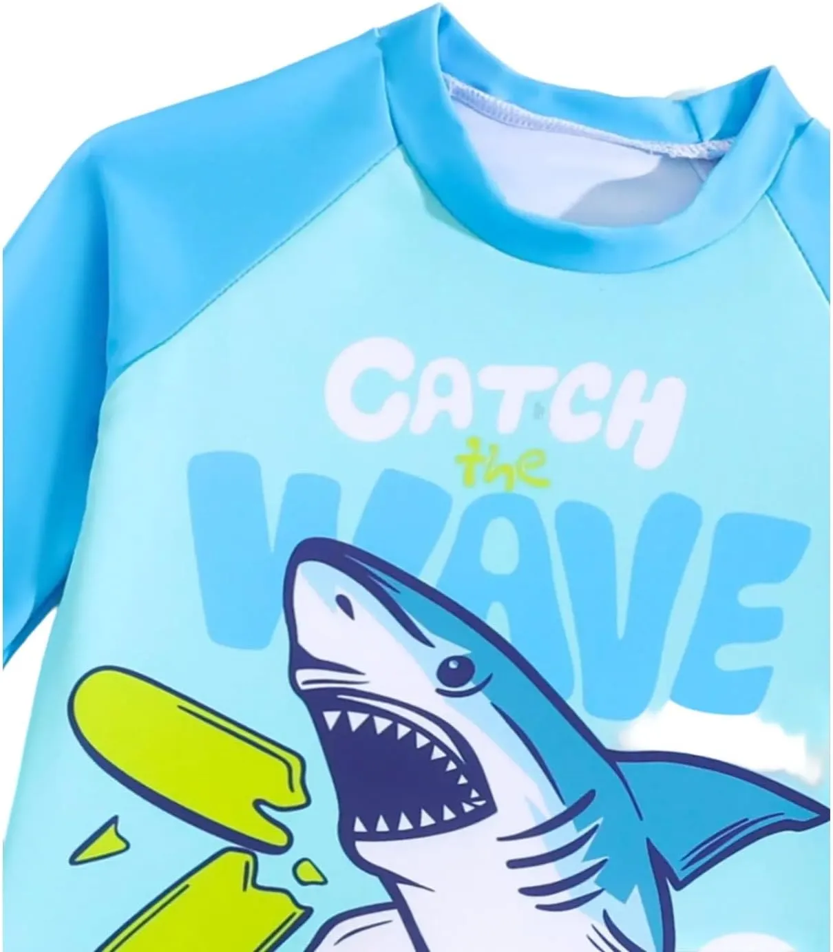 Toddler Swimsuit Boy 2-Piece Dinosaur Bathing Suit with Rash Guard Cute Toddler Boy Swimsuit Dinosaur