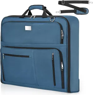 Travel Luggage Garment Bag Foldable Hanging Suit Bag with Shoulder Strap For Men Women Business