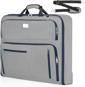 Travel Luggage Garment Bag Foldable Hanging Suit Bag with Shoulder Strap For Men Women Business