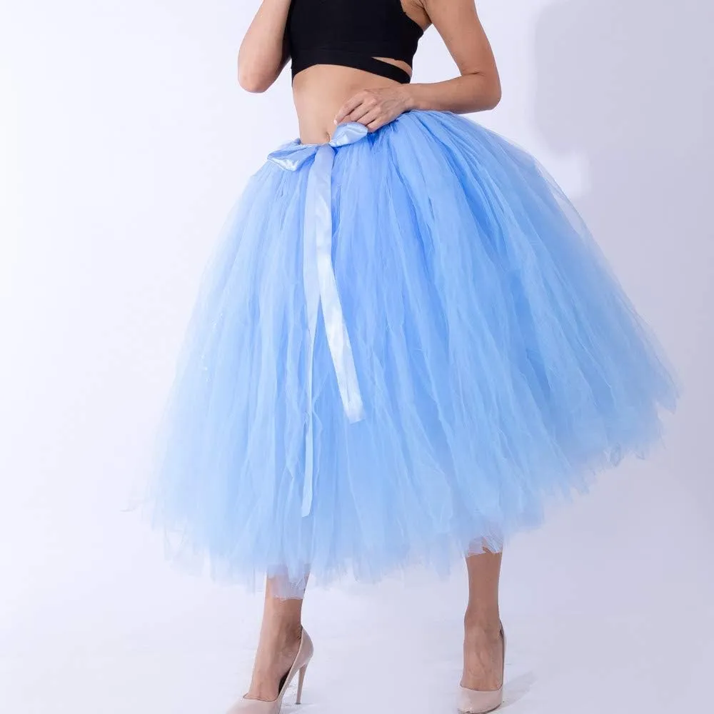 Tulle Skirt Women Women's Adult Classic Elastic 3 or 4 Layered Tulle Tutu Skirt Begoing Skirt Womens Tutu