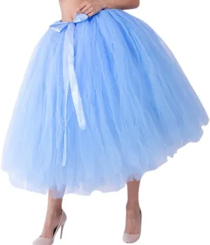 Tulle Skirt Women Women's Adult Classic Elastic 3 or 4 Layered Tulle Tutu Skirt Begoing Skirt Womens Tutu
