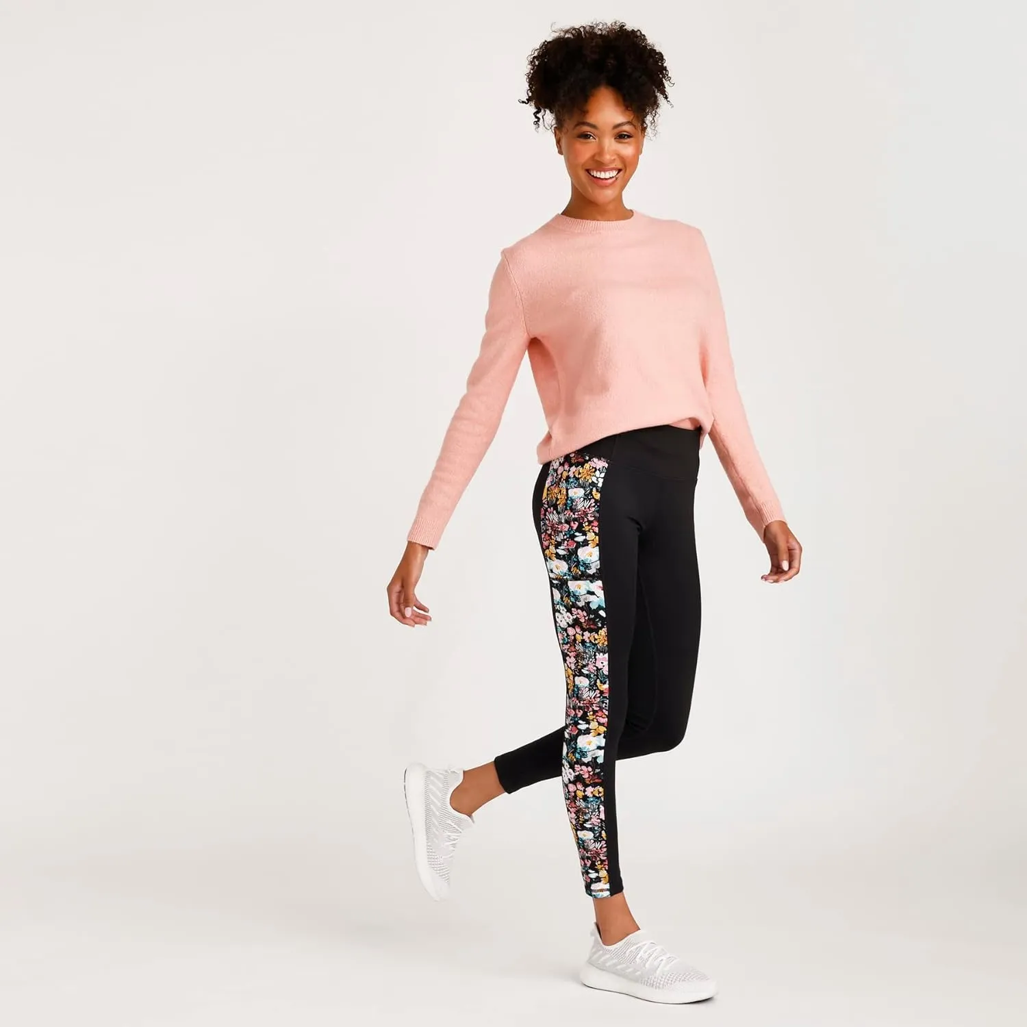Vera Bradley Women's Active High-Waist Leggings with Side Pocket and 26" Inseam (Extended Size Range)