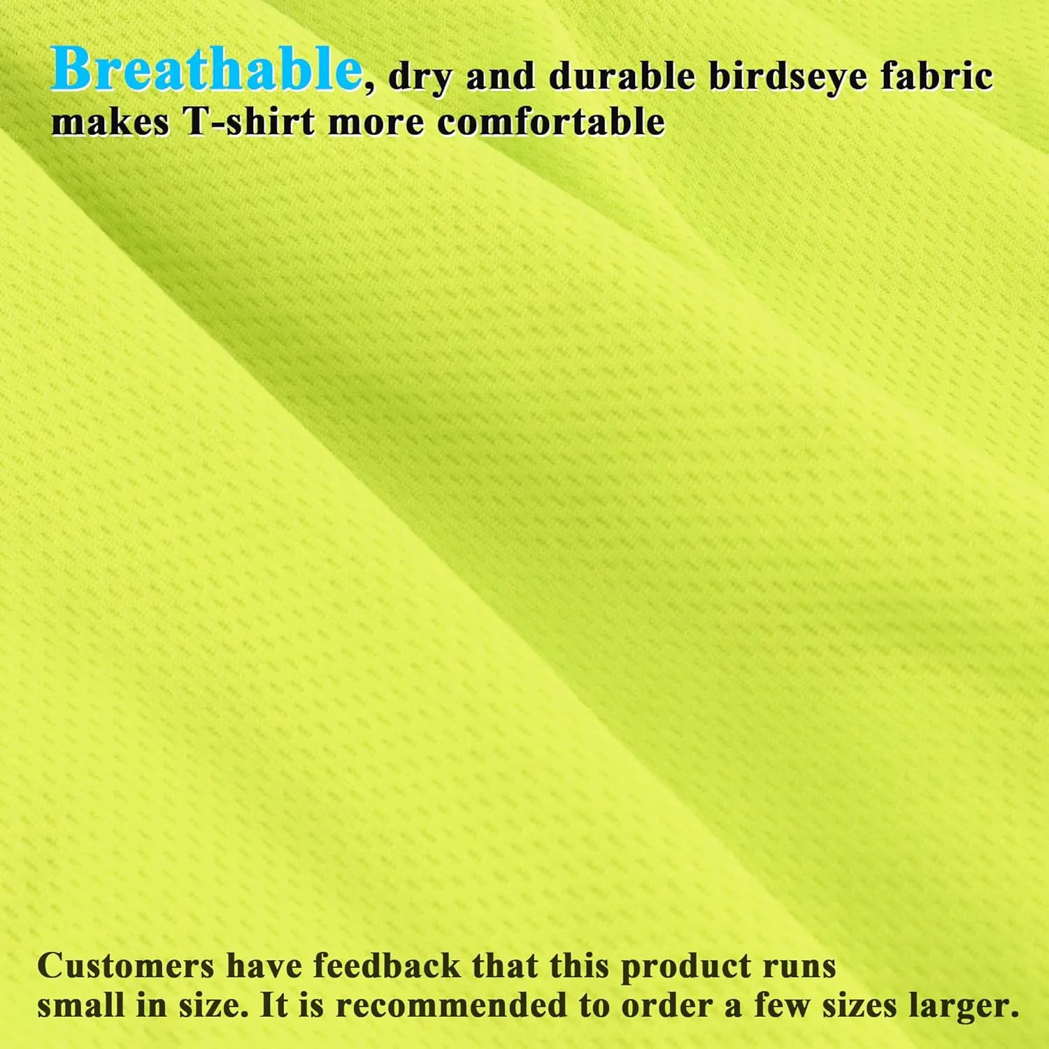 W&H Hi Vis Breathable Hoodie Sweatshirt for Sun Protection Quick Dry Mens Construction Shirts with Hood Yellow