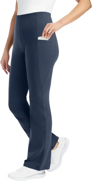 Woman Within Plus Size Petite Pocket Bootcut Legging