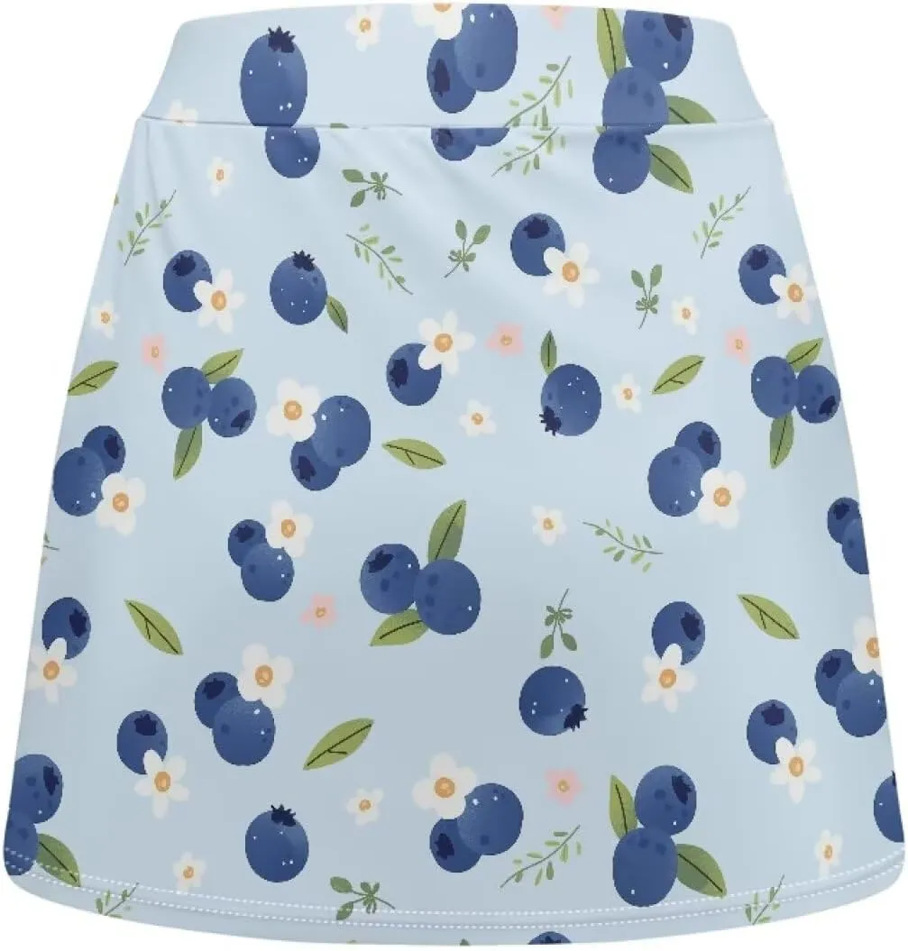 Women Golf Tennis Skirt with Inner Pocket High Waisted Athletic Skorts for Yoga Hiking Pickleball Size XS-3XL