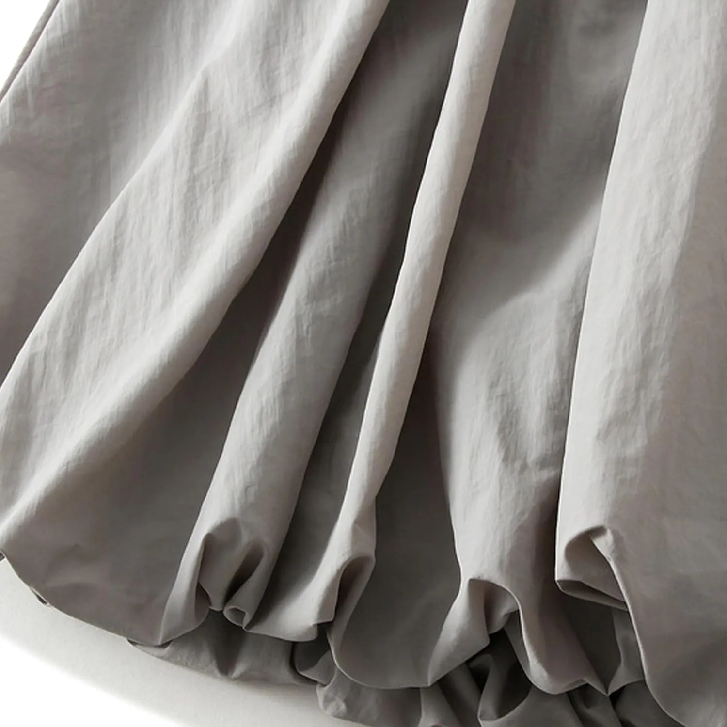 Women Lantern Skirt Midi Bubble Skirts Elastic High Waisted Long Skirts A Line 2025 Comfy Skirts Casual Party Outfit