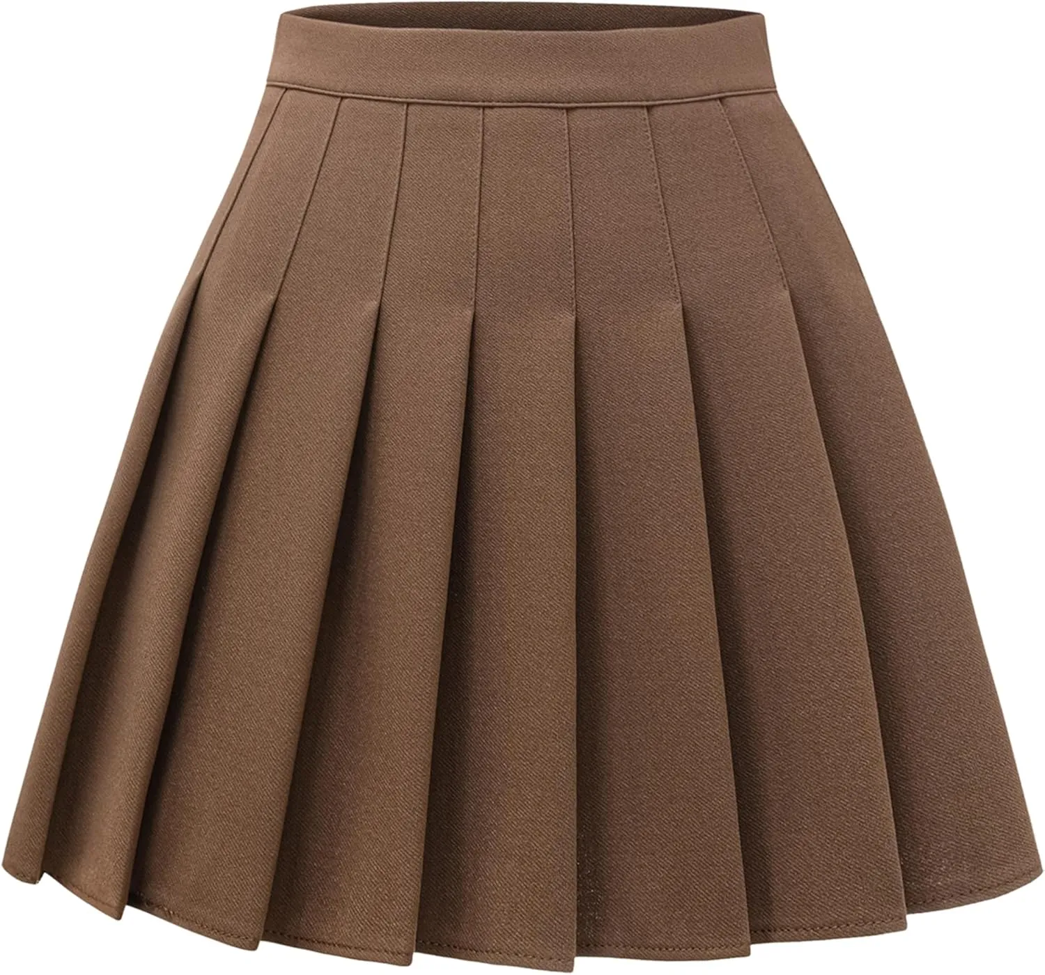 Women Pleated Skirt A-Line Short Mini Basic Skirt School Uniform Cheerleader Skirts Skater Skirt
