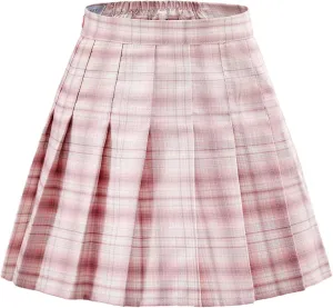 Women Pleated Skirt Tennis Golf Skorts with Lining Shorts Athletic Pleated Skirts for Women