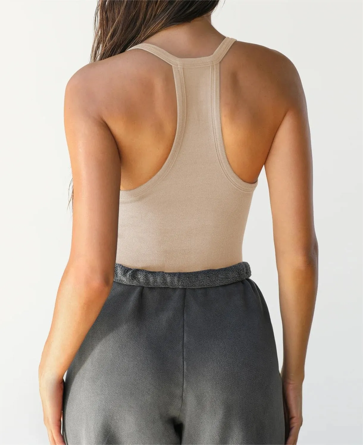 Women Workout Tank Tops V Neck Racerback Going Out Ribbed Basic Slim Fit Yoga Gym Shirts 2025 Summer Camisole