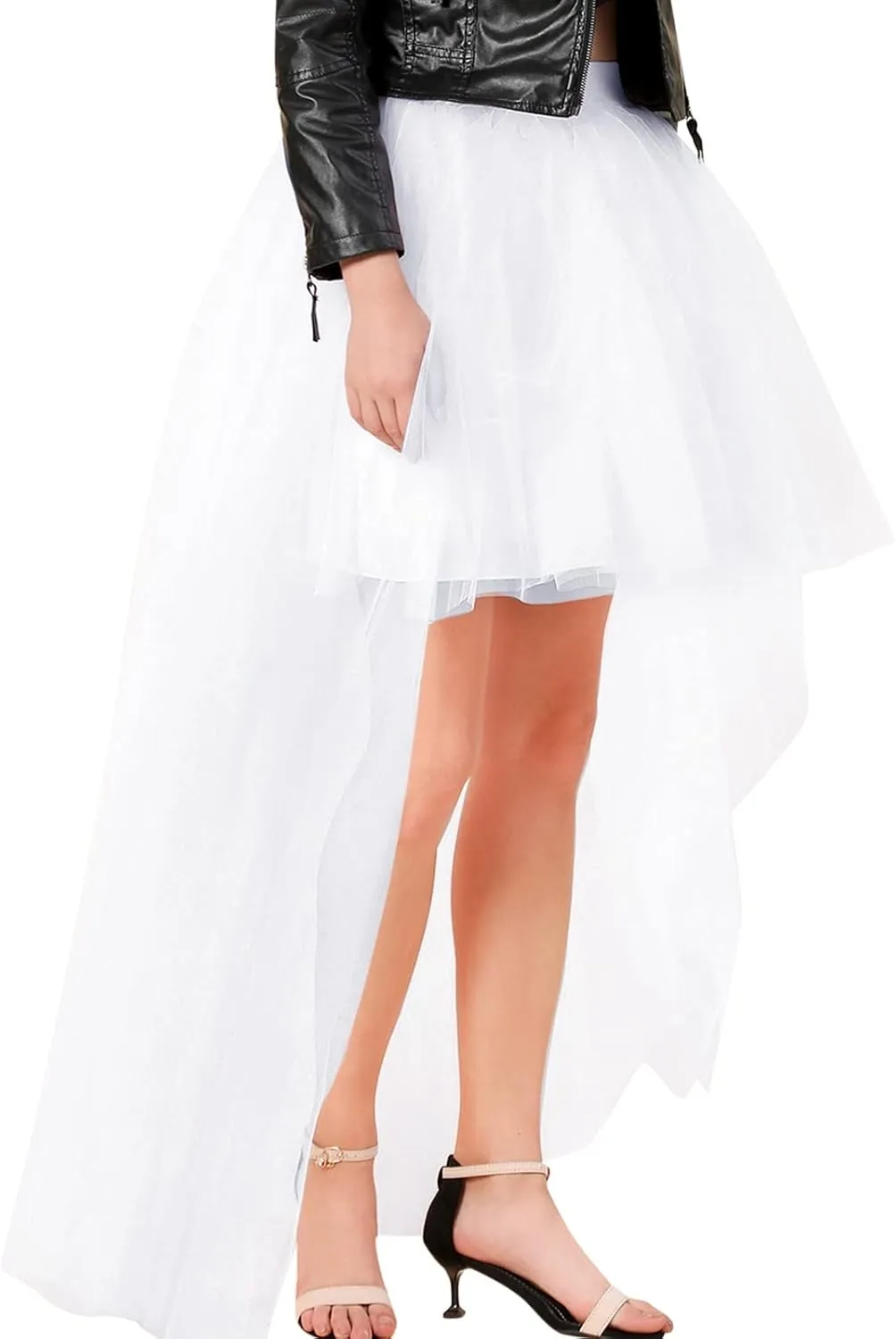 Women's A-Line High Waisted Midi Skirt Short Thin Women's Sexy Skirts Sexy Black Mesh Skirt Front Massage Table
