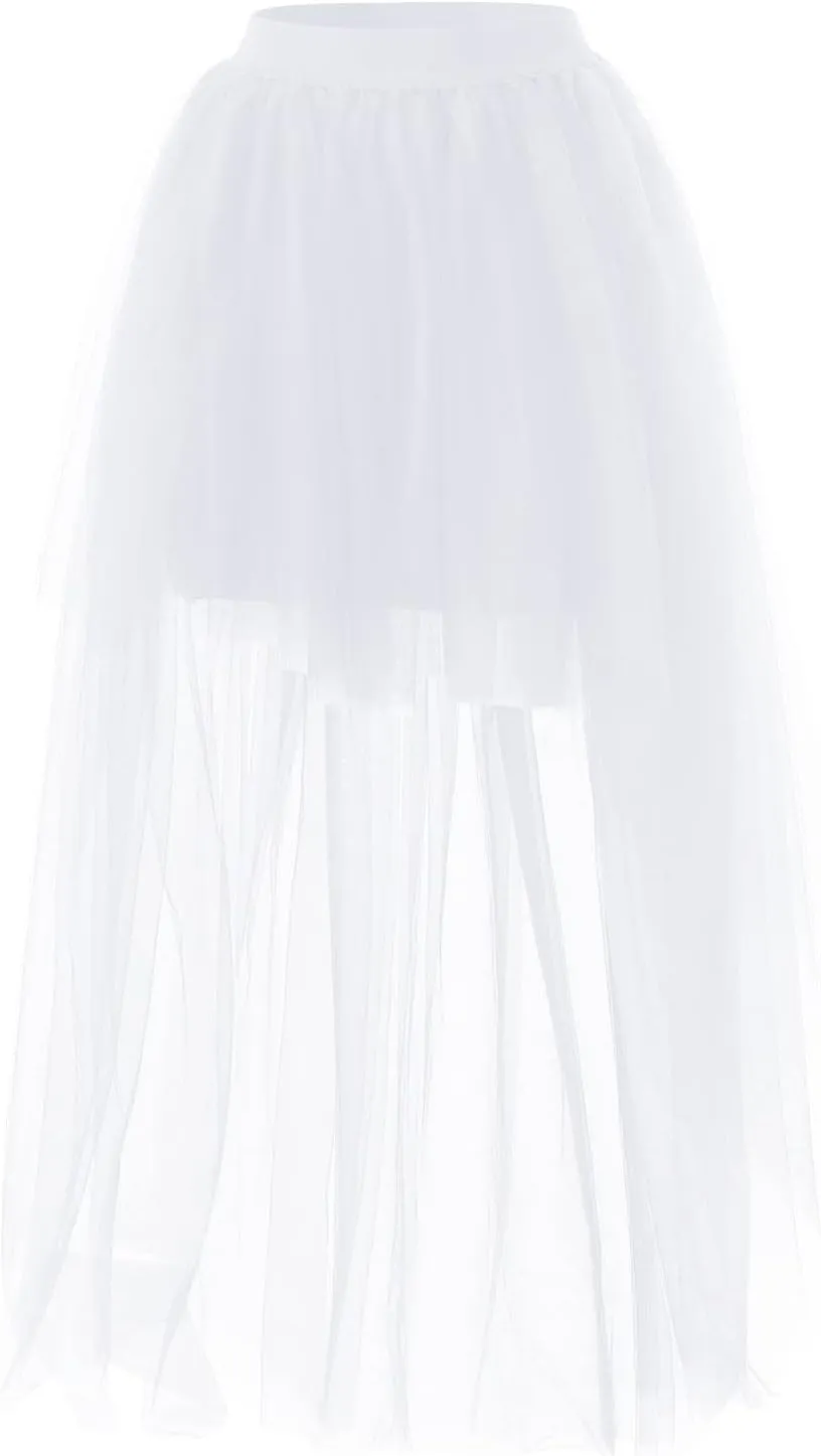 Women's A-Line High Waisted Midi Skirt Short Thin Women's Sexy Skirts Sexy Black Mesh Skirt Front Massage Table