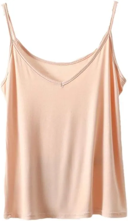 Women's Backless V-Neck Sleeveless Loose Camisole