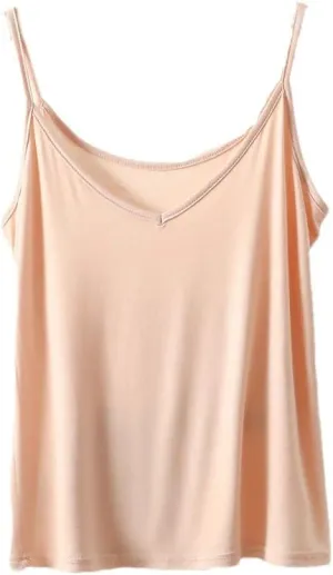 Women's Backless V-Neck Sleeveless Loose Camisole