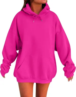 Womens Oversized Hoodies Winter Cotton Sweatshirts Pullover 2024 Fashion Tops Trendy Outfits Loose Sweatshirts