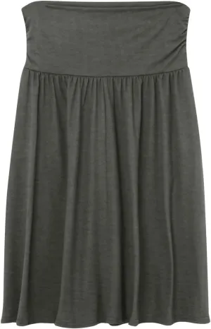 Women's Skirts Skirts for Women Regular and Plus Size Skirt with Pockets Below The Knee Length Ruched Flowy Midi