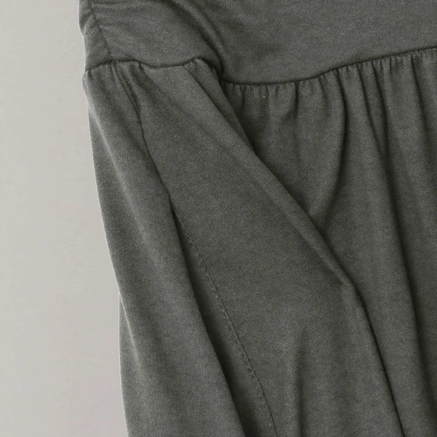 Women's Skirts Skirts for Women Regular and Plus Size Skirt with Pockets Below The Knee Length Ruched Flowy Midi