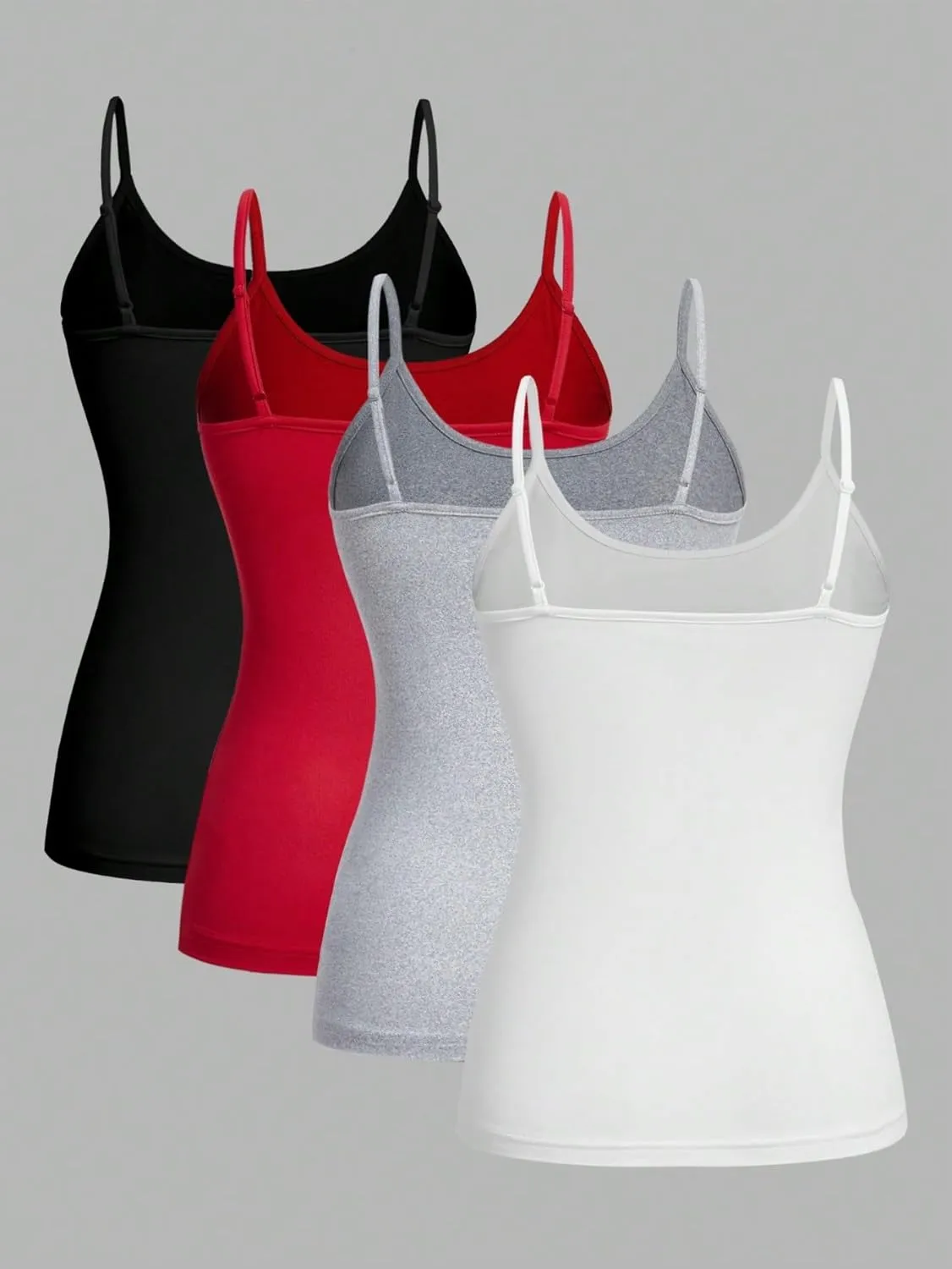 Womens Sleeveless Camisole Tank Tops Blouse Spaghetti Strap Casual Camisole Tank Tops