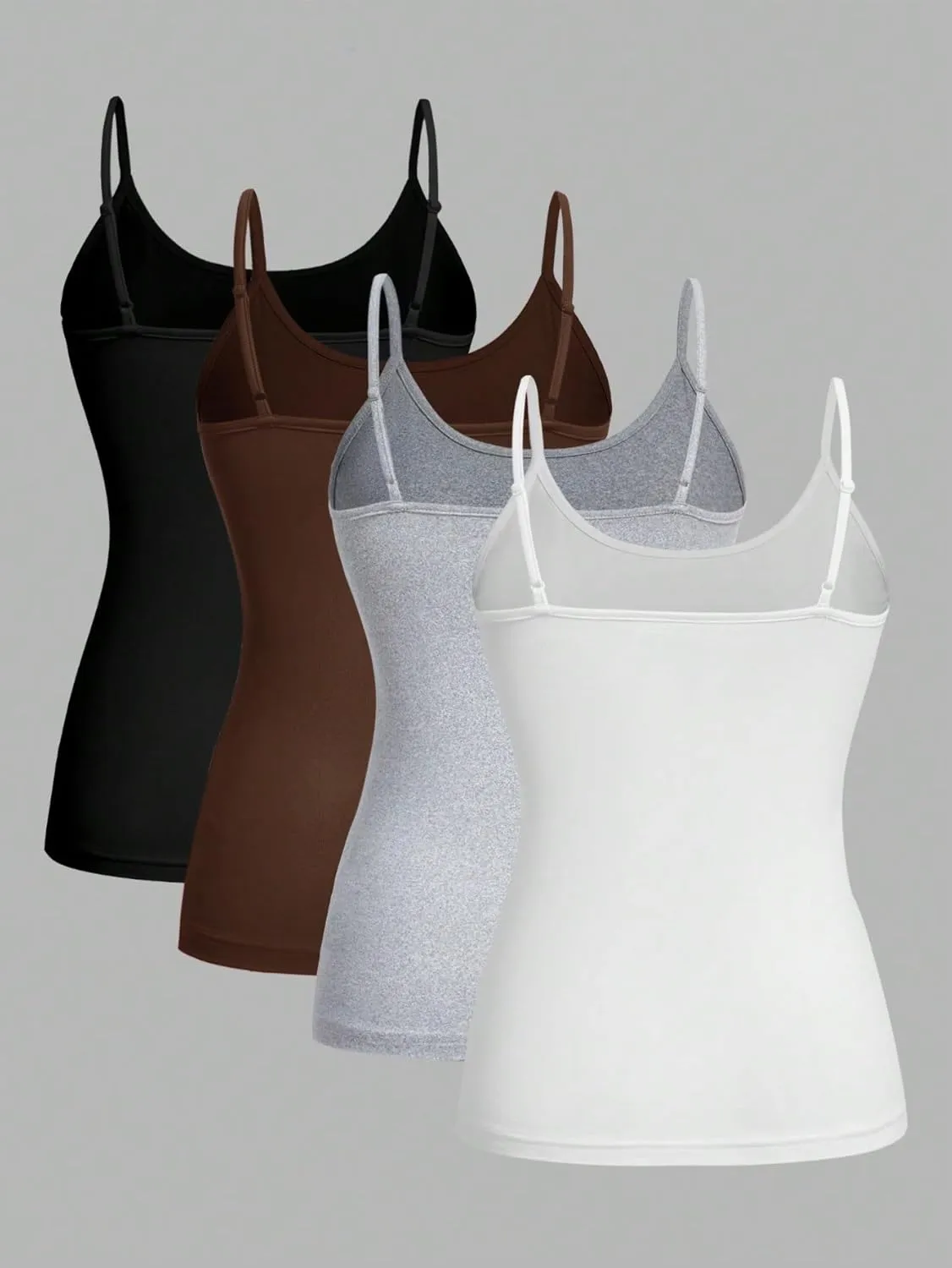 Womens Sleeveless Camisole Tank Tops Blouse Spaghetti Strap Casual Camisole Tank Tops