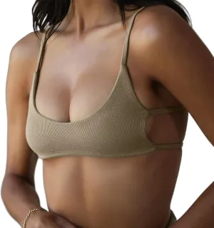 Women's Spaghetti Strap Crop Cami Top Backless Ribbed Knit Camisole Mini Tank Tops Streetwear