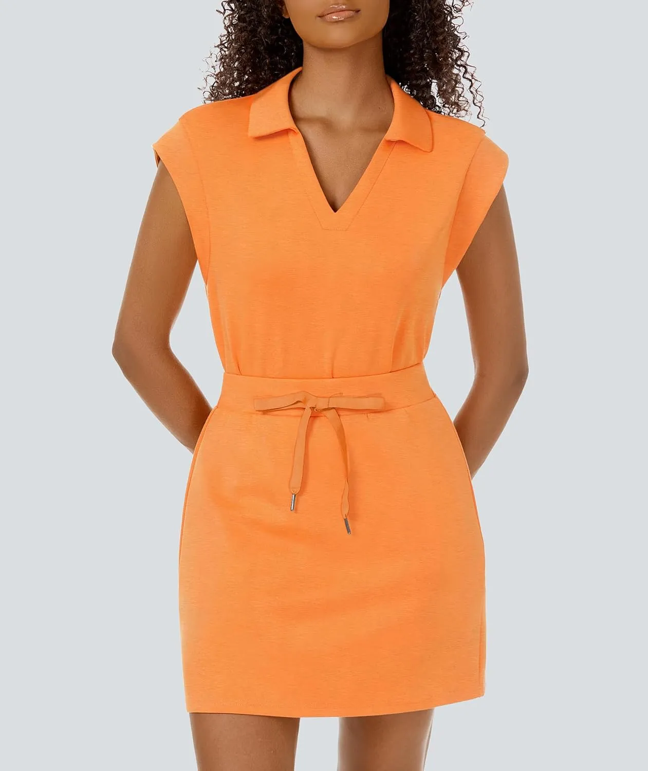 Womens Two Piece Skirt Sets Tennis Outfits Casual Cap Sleeve Lapel Shirt Summer Athletic Sport Short Skort Set